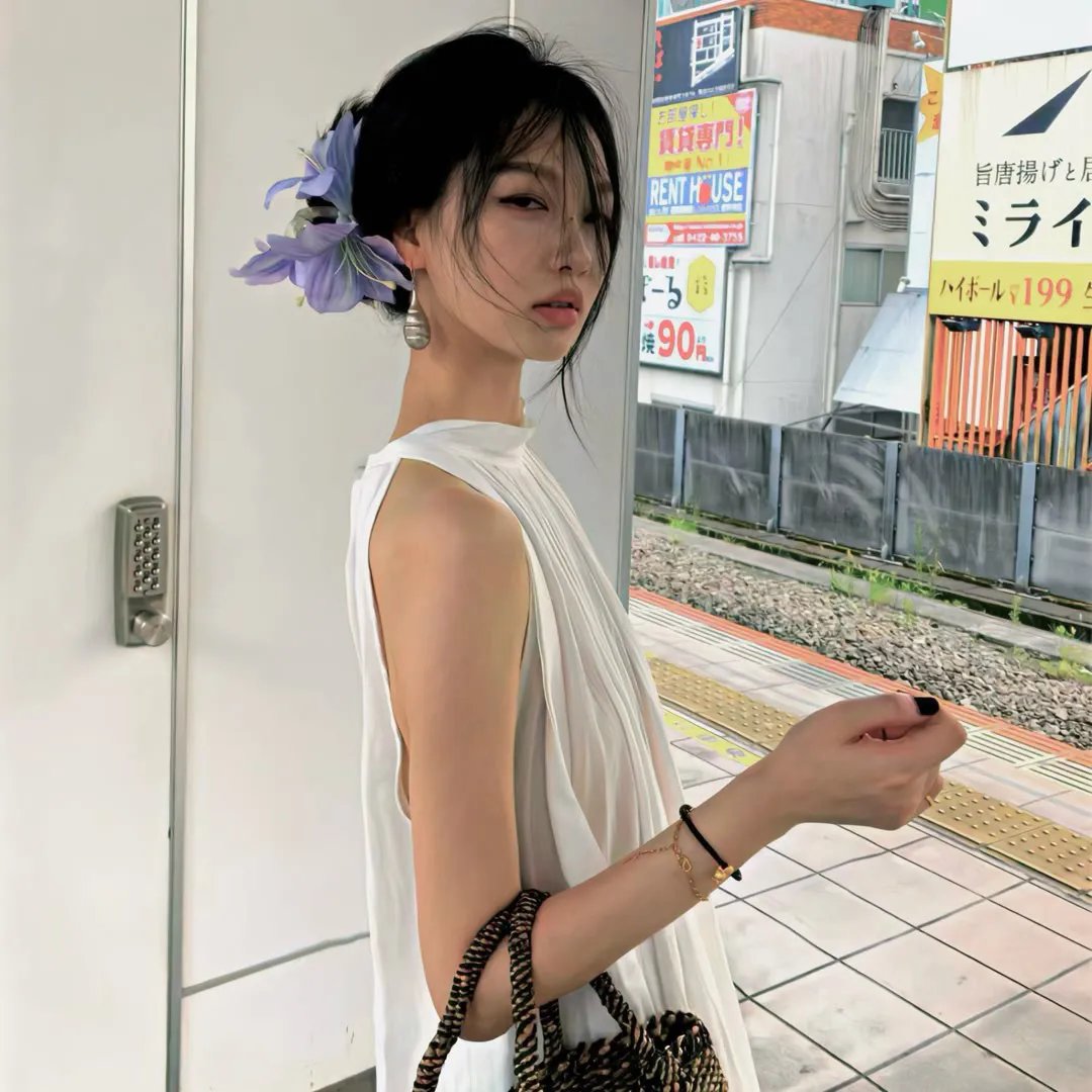她真漂亮